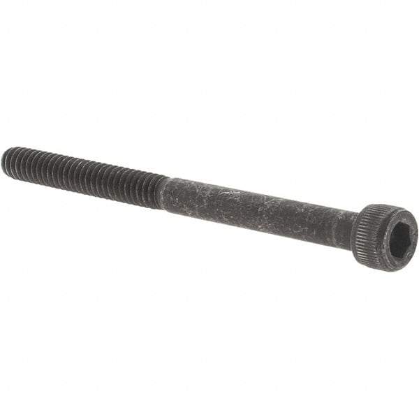 Value Collection - #10-24 UNC Hex Socket Drive, Socket Cap Screw - Alloy Steel, Black Oxide Finish, Partially Threaded, 2-1/2" Length Under Head - USA Tool & Supply