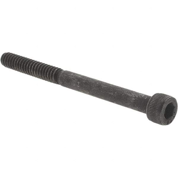 Value Collection - #10-24 UNC Hex Socket Drive, Socket Cap Screw - Alloy Steel, Black Oxide Finish, Partially Threaded, 2-1/4" Length Under Head - USA Tool & Supply