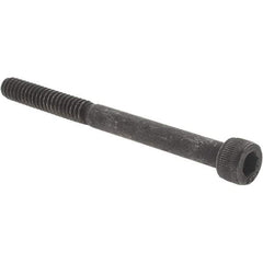 Value Collection - #10-24 UNC Hex Socket Drive, Socket Cap Screw - Alloy Steel, Black Oxide Finish, Partially Threaded, 2-1/4" Length Under Head - USA Tool & Supply