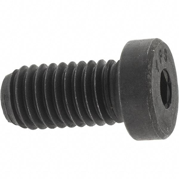 Value Collection - 1/2-13 UNC Hex Socket Drive, Low Socket Cap Screw - Alloy Steel, Black Oxide Finish, Fully Threaded, 1" Length Under Head - USA Tool & Supply