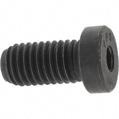 Value Collection - 1/2-13 UNC Hex Socket Drive, Low Socket Cap Screw - Alloy Steel, Black Oxide Finish, Fully Threaded, 1" Length Under Head - USA Tool & Supply