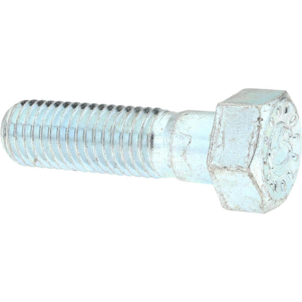 Hex Head Cap Screw: 5/8-18 x 3″, Grade 9 Alloy Steel, Zinc-Plated Clear Chromate