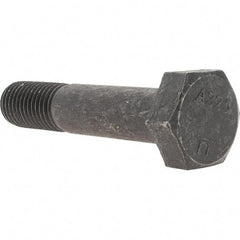 Value Collection - 7/8-9 Thread, 4-1/4" Length Under Head, Hex Head Bolt - A325 Steel, Uncoated - USA Tool & Supply