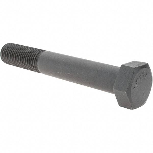 Value Collection - 1-1/2 - 6 UNC, 10" Length Under Head Hex Head Cap Screw - Partially Threaded, Grade 5 Steel, Uncoated, 2-1/4" Hex - USA Tool & Supply