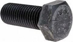 Made in USA - 1-1/8 - 7 UNC, 3" Length Under Head Hex Head Cap Screw - Fully Threaded, Grade 5 Steel, Uncoated, 1-11/16" Hex - USA Tool & Supply
