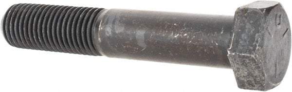 Value Collection - 7/8-9 UNC, 5" Length Under Head Hex Head Cap Screw - Partially Threaded, Grade 5 Steel, Uncoated, 1-5/16" Hex - USA Tool & Supply