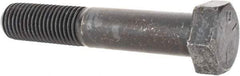 Value Collection - 7/8-9 UNC, 5" Length Under Head Hex Head Cap Screw - Partially Threaded, Grade 5 Steel, Uncoated, 1-5/16" Hex - USA Tool & Supply