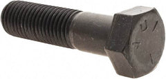 Value Collection - 7/8-9 UNC, 3-1/2" Length Under Head Hex Head Cap Screw - Partially Threaded, Grade 5 Steel, Uncoated, 1-5/16" Hex - USA Tool & Supply