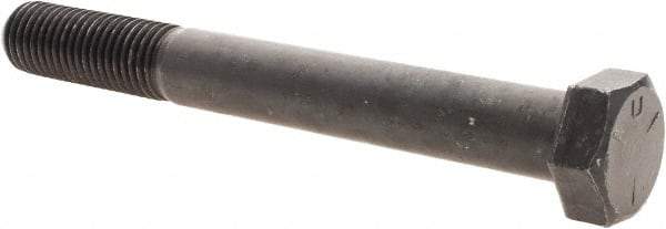 Value Collection - 3/4-10 UNC, 6-1/2" Length Under Head Hex Head Cap Screw - Partially Threaded, Grade 5 Steel, Uncoated, 1-1/8" Hex - USA Tool & Supply