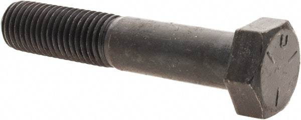 Value Collection - 3/4-10 UNC, 4" Length Under Head Hex Head Cap Screw - Partially Threaded, Grade 5 Steel, Uncoated, 1-1/8" Hex - USA Tool & Supply
