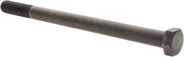 Value Collection - 5/8-11 UNC, 9" Length Under Head Hex Head Cap Screw - Partially Threaded, Grade 5 Steel, Uncoated, 15/16" Hex - USA Tool & Supply