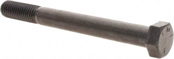 Value Collection - 5/8-11 UNC, 6" Length Under Head Hex Head Cap Screw - Partially Threaded, Grade 5 Steel, Uncoated, 15/16" Hex - USA Tool & Supply
