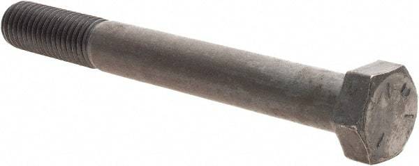 Value Collection - 5/8-11 UNC, 5-1/2" Length Under Head Hex Head Cap Screw - Partially Threaded, Grade 5 Steel, Uncoated, 15/16" Hex - USA Tool & Supply