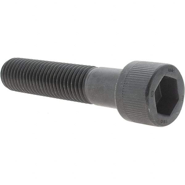 Value Collection - 3/4-10 UNC Hex Socket Drive, Socket Cap Screw - Alloy Steel, Black Oxide Finish, Partially Threaded, 3-1/2" Length Under Head - USA Tool & Supply