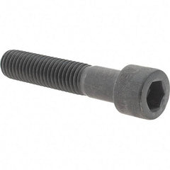 Value Collection - 1/2-13 UNC Hex Socket Drive, Socket Cap Screw - Alloy Steel, Black Oxide Finish, Partially Threaded, 2-1/2" Length Under Head - USA Tool & Supply