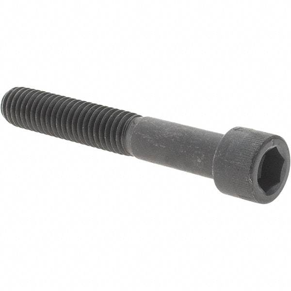 Value Collection - 3/8-16 UNC Hex Socket Drive, Socket Cap Screw - Alloy Steel, Black Oxide Finish, Partially Threaded, 2-1/2" Length Under Head - USA Tool & Supply