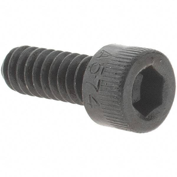 Value Collection - #10-24 UNC Hex Socket Drive, Socket Cap Screw - Alloy Steel, Black Oxide Finish, Fully Threaded, 1/2" Length Under Head - USA Tool & Supply
