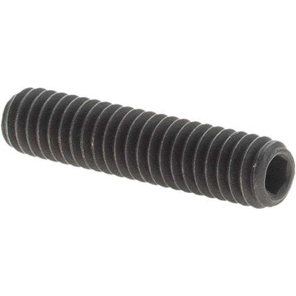 Value Collection - #8-32 UNC, 3/4" OAL, Cup Point Set Screw - Grade 8 Alloy Steel, 5/64" Key - USA Tool & Supply