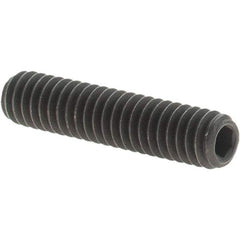 Value Collection - #8-32 UNC, 3/4" OAL, Cup Point Set Screw - Grade 8 Alloy Steel, 5/64" Key - USA Tool & Supply