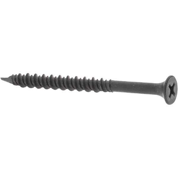 Value Collection - #8, 2-1/4" OAL, Phillips Drive Bugle Head, Steel Drywall Screws - Uncoated, Grade 2 - USA Tool & Supply