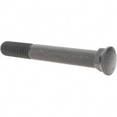 Value Collection - 3/4-10 UNC, 6" OAL, Alloy Steel Plow Bolt - Uncoated, Grade 8 - USA Tool & Supply