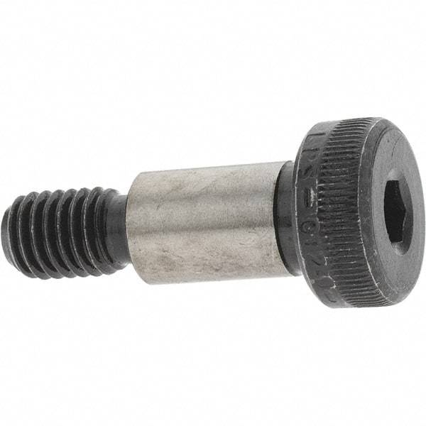 Value Collection - 10mm Shoulder Diam x 16mm Shoulder Length, M8x1.25 Metric Coarse, Hex Socket Shoulder Screw - 12.9 Alloy Steel, Uncoated, 6.78 to 7mm Head Height x 15.73 to 16mm Head Diam - USA Tool & Supply