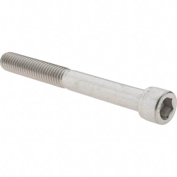 Value Collection - 3/8-16 UNC Hex Socket Drive, Socket Cap Screw - Grade 18-8 Stainless Steel, 3-1/2" Length Under Head - USA Tool & Supply