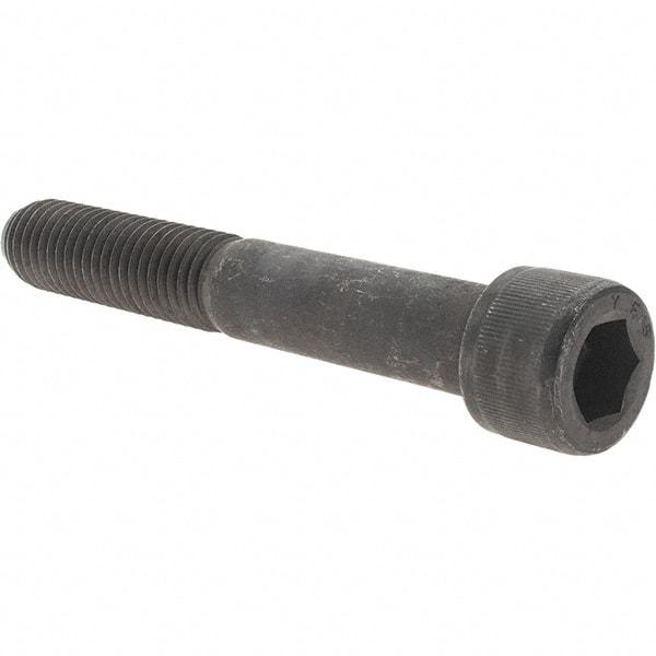 Value Collection - 5/8-11 UNC Hex Socket Drive, Socket Cap Screw - Alloy Steel, Black Oxide Finish, Partially Threaded, 4-1/4" Length Under Head - USA Tool & Supply