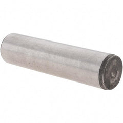 Value Collection - 3/4" Diam x 3" Pin Length Grade 8 Alloy Steel Pull Out Dowel Pin - 1 Rounded & 1 Threaded End - USA Tool & Supply