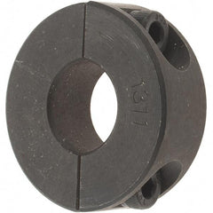 Value Collection - 13mm Bore, Steel, Two Piece Shaft Collar - 1-1/4" Outside Diam - USA Tool & Supply