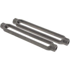 Value Collection - 800 Lb Load Limit, 5/16" Thread Diam, 4-1/2" Take Up, Steel Turnbuckle Body Turnbuckle - 5-9/16" Body Length, 1-7/32" Neck Length - USA Tool & Supply