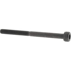 Value Collection - M3x0.50 Metric Coarse Hex Socket Drive, Socket Cap Screw - Grade 12.9 Alloy Steel, Black Oxide Finish, Partially Threaded, 40mm Length Under Head - USA Tool & Supply