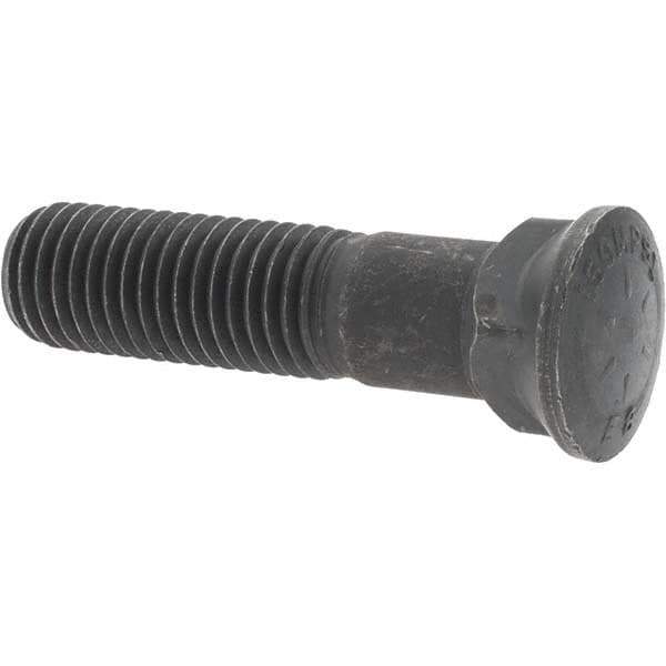 Value Collection - 3/4-10 UNC, 3-1/4" OAL, Alloy Steel Plow Bolt - Uncoated, Grade 8 - USA Tool & Supply