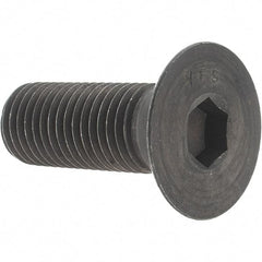 Value Collection - 7/8-9 UNC Hex Socket Drive, 82° Flat Screw - Alloy Steel, Black Oxide Finish, Fully Threaded, 2-1/2" OAL - USA Tool & Supply
