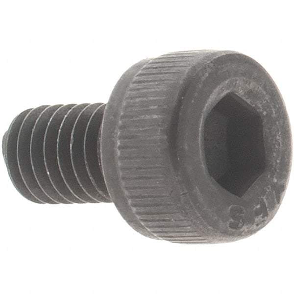 Value Collection - M3x0.50 Metric Coarse Hex Socket Drive, Socket Cap Screw - Grade 12.9 Alloy Steel, Black Oxide Finish, Fully Threaded, 5mm Length Under Head - USA Tool & Supply