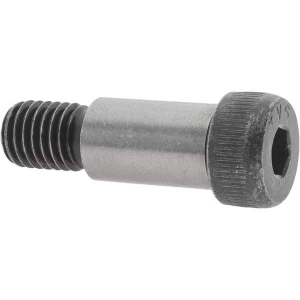 Value Collection - 3/4" Shoulder Diam x 1-1/4" Shoulder Length, 5/8-11 UNC, Hex Socket Shoulder Screw - 4140 Alloy Steel, Uncoated, 1/2" Head Height x 1" Head Diam - USA Tool & Supply