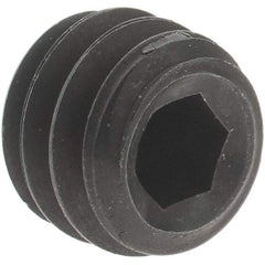 Value Collection - #12-24 UNC, 3/16" OAL, Cup Point Set Screw - Grade 8 Alloy Steel - USA Tool & Supply