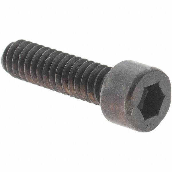 Value Collection - #3-48 UNC Hex Socket Drive, Socket Cap Screw - Alloy Steel, Black Oxide Finish, Fully Threaded, 3/8" Length Under Head - USA Tool & Supply