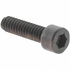 Value Collection - #3-48 UNC Hex Socket Drive, Socket Cap Screw - Alloy Steel, Black Oxide Finish, Fully Threaded, 3/8" Length Under Head - USA Tool & Supply