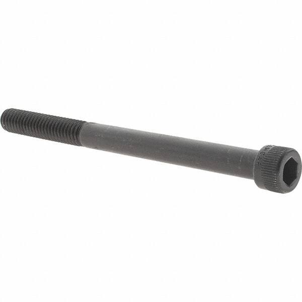 Value Collection - 5/16-18 UNC Hex Socket Drive, Socket Cap Screw - Alloy Steel, Black Oxide Finish, Partially Threaded, 4" Length Under Head - USA Tool & Supply