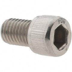 Value Collection - 1/4-28 UNF Hex Socket Drive, Socket Cap Screw - Grade 18-8 Stainless Steel, 3/8" Length Under Head - USA Tool & Supply
