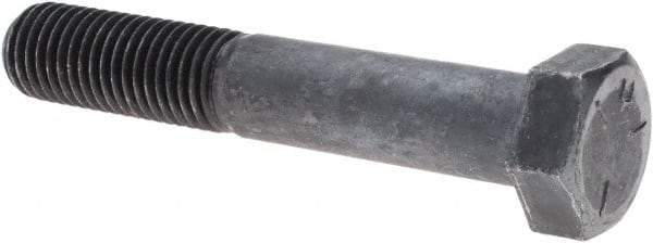 Value Collection - 3/4-10 UNC, 4-1/2" Length Under Head Hex Head Cap Screw - Partially Threaded, Grade 5 Steel, Uncoated, 1-1/8" Hex - USA Tool & Supply