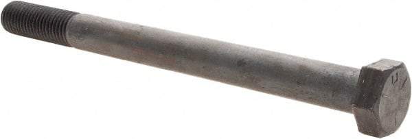 Value Collection - 3/4-10 UNC, 9" Length Under Head Hex Head Cap Screw - Partially Threaded, Grade 5 Steel, Uncoated, 1-1/8" Hex - USA Tool & Supply