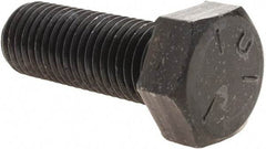 Value Collection - 7/8-9 UNC, 2-1/2" Length Under Head Hex Head Cap Screw - Fully Threaded, Grade 5 Steel, Uncoated, 1-5/16" Hex - USA Tool & Supply
