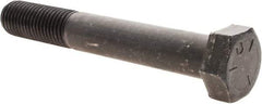 Value Collection - 7/8-9 UNC, 6" Length Under Head Hex Head Cap Screw - Partially Threaded, Grade 5 Steel, Uncoated, 1-5/16" Hex - USA Tool & Supply