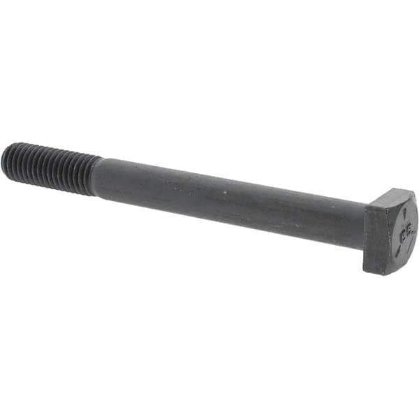 Value Collection - 1/2-13" UNC, 5" Length Under Head Square Head Bolt - Grade 5 Steel, Uncoated - USA Tool & Supply