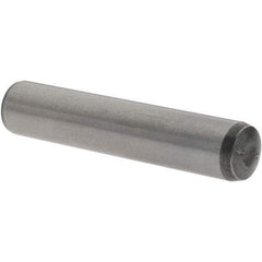 Value Collection - 10mm Diam x 50mm Pin Length Alloy Steel Pull Out Dowel Pin - C 57-63 Hardness, 1 Rounded & 1 Threaded End - USA Tool & Supply