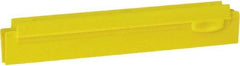 Vikan - 10" Rubber Blade Squeegee Refill - Double Edge, Yellow, Plastic Holder - USA Tool & Supply