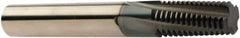Sandvik Coromant - 5/8-11 UNC, 0.4724" Cutting Diam, 4 Flute, Solid Carbide Helical Flute Thread Mill - Internal Thread, 1" LOC, 3.2677" OAL, 12mm Shank Diam - USA Tool & Supply