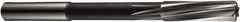 DORMER - 8mm Cobalt 6 Flute Chucking Reamer - Spiral Flute, 8mm Straight Shank, 33mm Flute Length, 117mm OAL - USA Tool & Supply